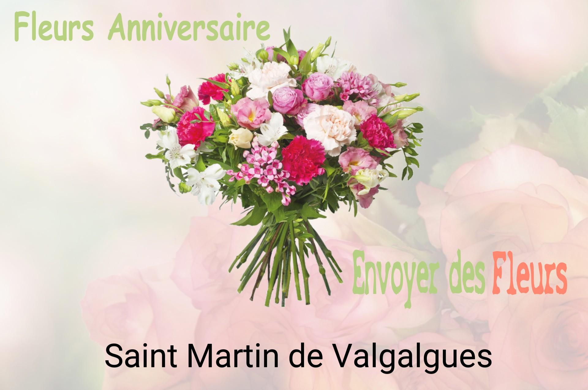 Bouquet de fleurs d’anniversaire livré à Saint-Martin-de-Valgalgues